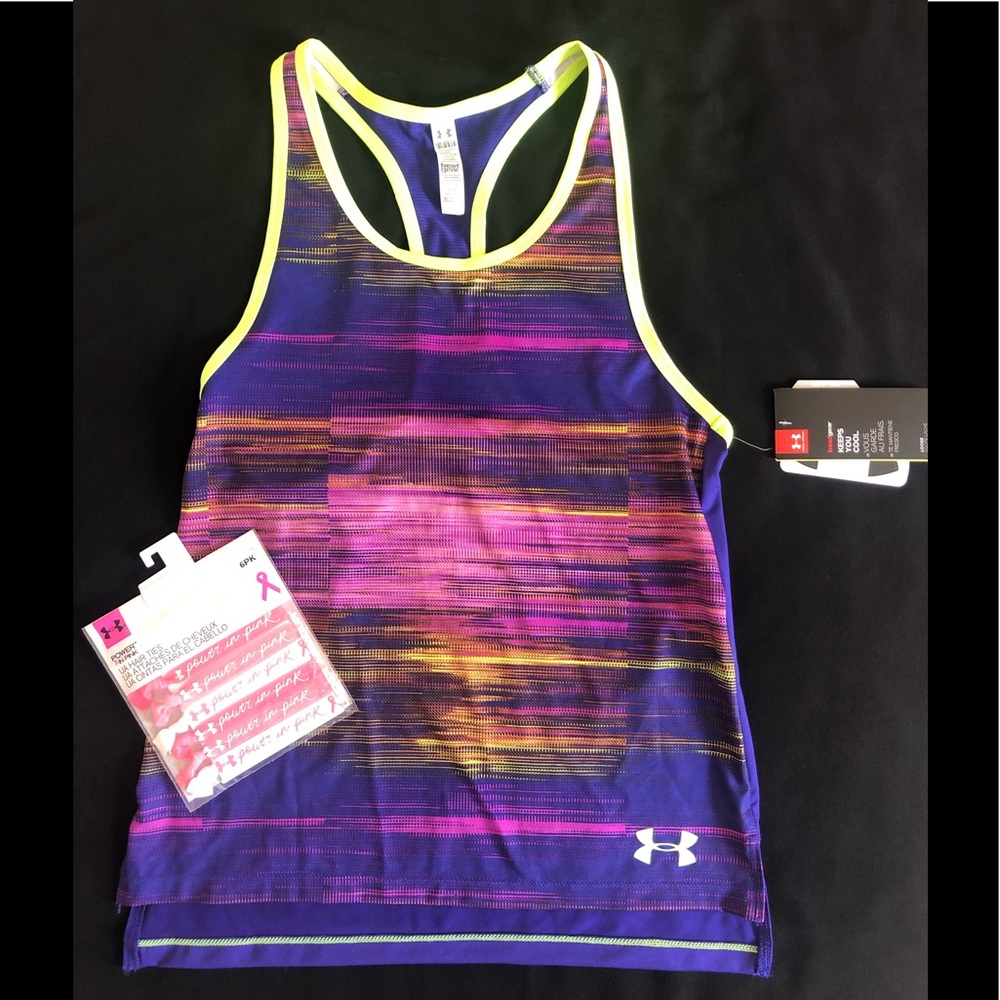 Under Armour tank & hair ties